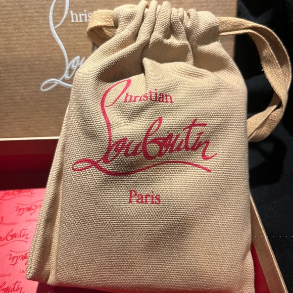 Christian Louboutin Signature Red and Black Card Holder - Picture 3 of 7